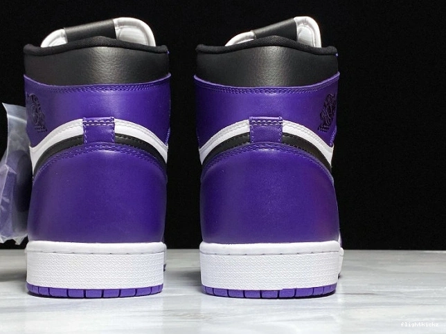 OG High Purple 1 Jordan Air 555088-500 Court 1019